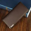 Long Men Leather Wallets